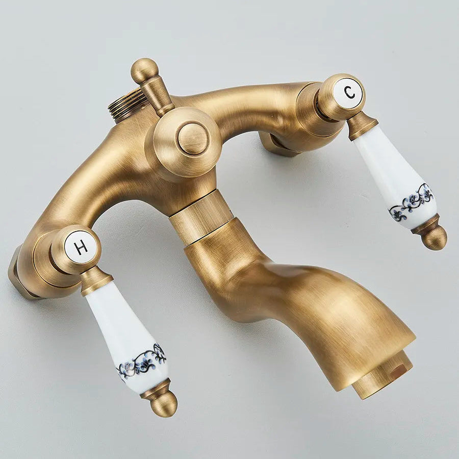 Robinet de Baignoire Vintage – Laiton Massif