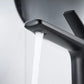 Robinet de Lavabo Line – Noir Mat Design Moderne, Bec Haut, Corps en Laiton