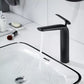 Robinet de Lavabo Line – Noir Mat Design Moderne, Bec Haut, Corps en Laiton