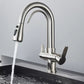 Robinet Mitigeur de Cuisine Aqualis – Laiton Massif avec Douchette Rétractable à Double Jet